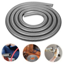 Stainless Steel Metal Threaded Hose Wire Cable Protector Cable Sleeve for Home