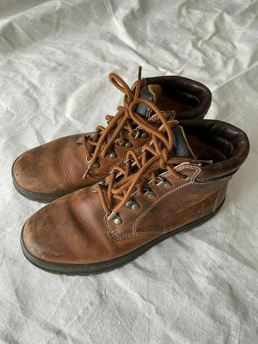 Pre-owned Leather Boots In Brown