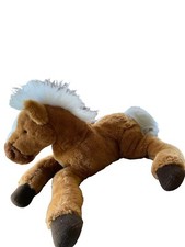 Animal Alley Brown White Horse Plush Stuffed Animal Toys R Us Head/Tail 20"