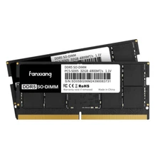 fanxiang SODIMM DDR5 4800MHz RAM 64GB Kit (2 x 32GB),CL40 1.1V SODIMM 262 Pin La