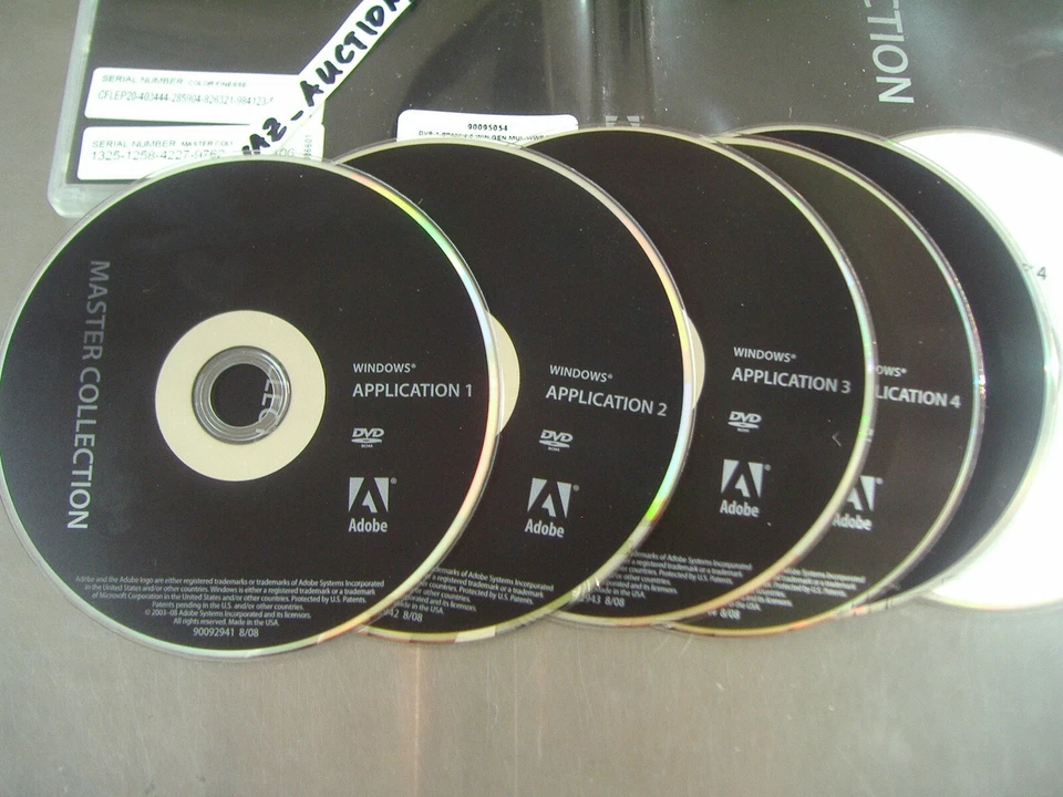 Adobe Creative Suite 4 CS4 Master Collection For Windows Full Retail DVD Version - Image 4 of 4