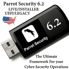 Parrot Security 6.2 Bootable USB | UEFI & Legacy Mode | Live/Installer Fast-Ship