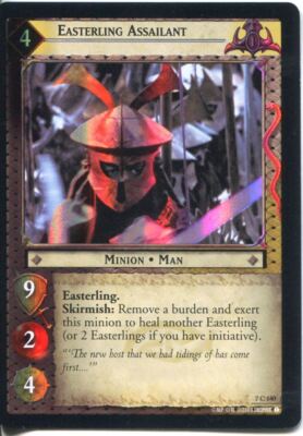 Herr der Ringe Foil CCG Karte RotK 7.C140 Easterling Angreifer