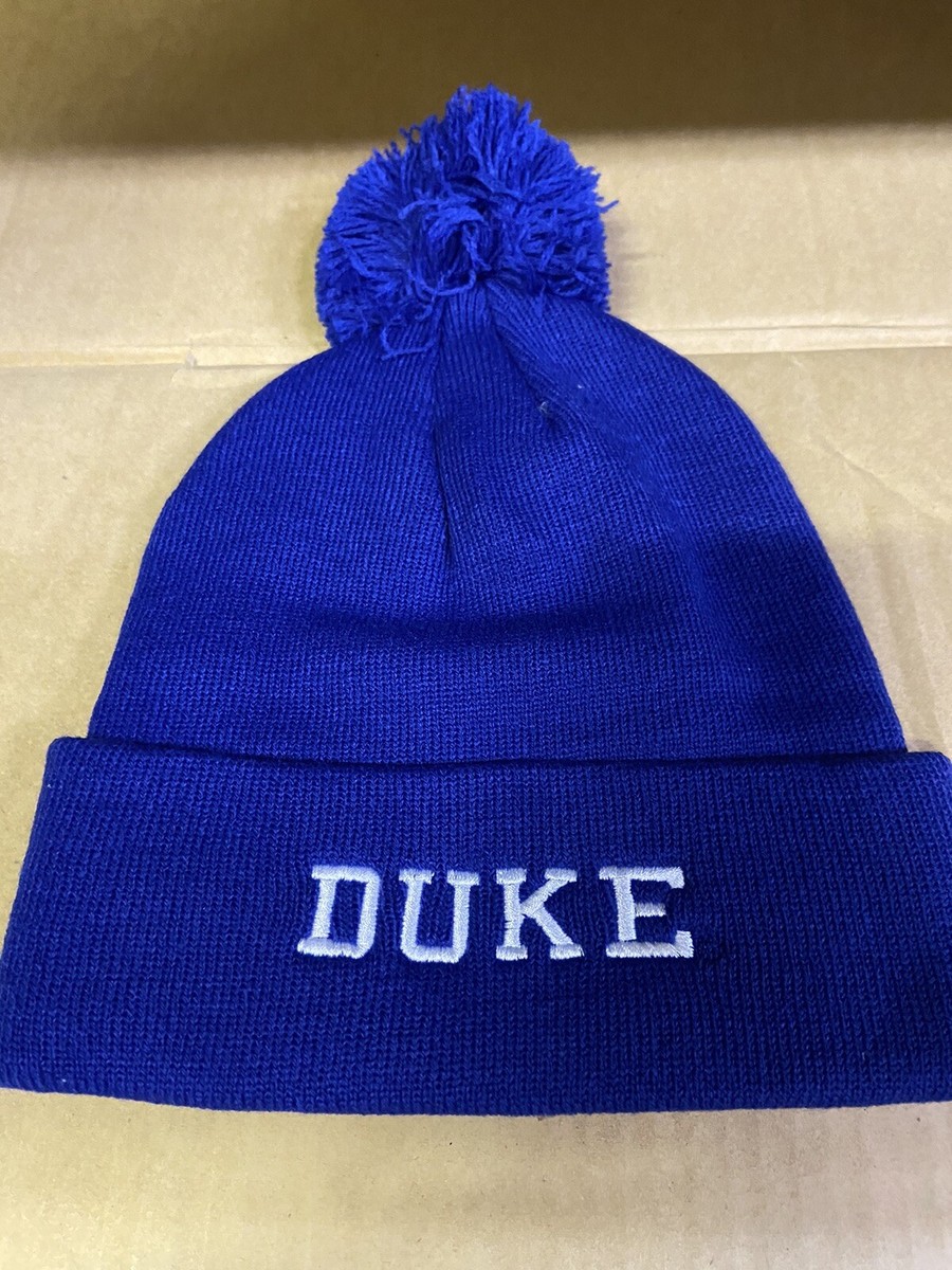 Duke Blue Devils NCAA Basic Cuffed with Blue Pom Knit Hat  display picture 1