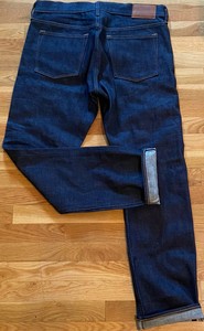 j crew raw denim
