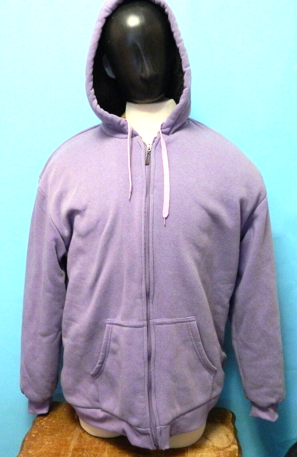 Architect Jean Company Men Full Zip Sherpa Insulated Hoodie Purple XXL New  w/Tag | eBay