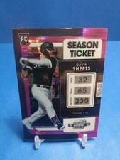 2022 Panini Chronicles Contenders Optic Pink Pulsar #6 Gavin Sheets RC White Sox