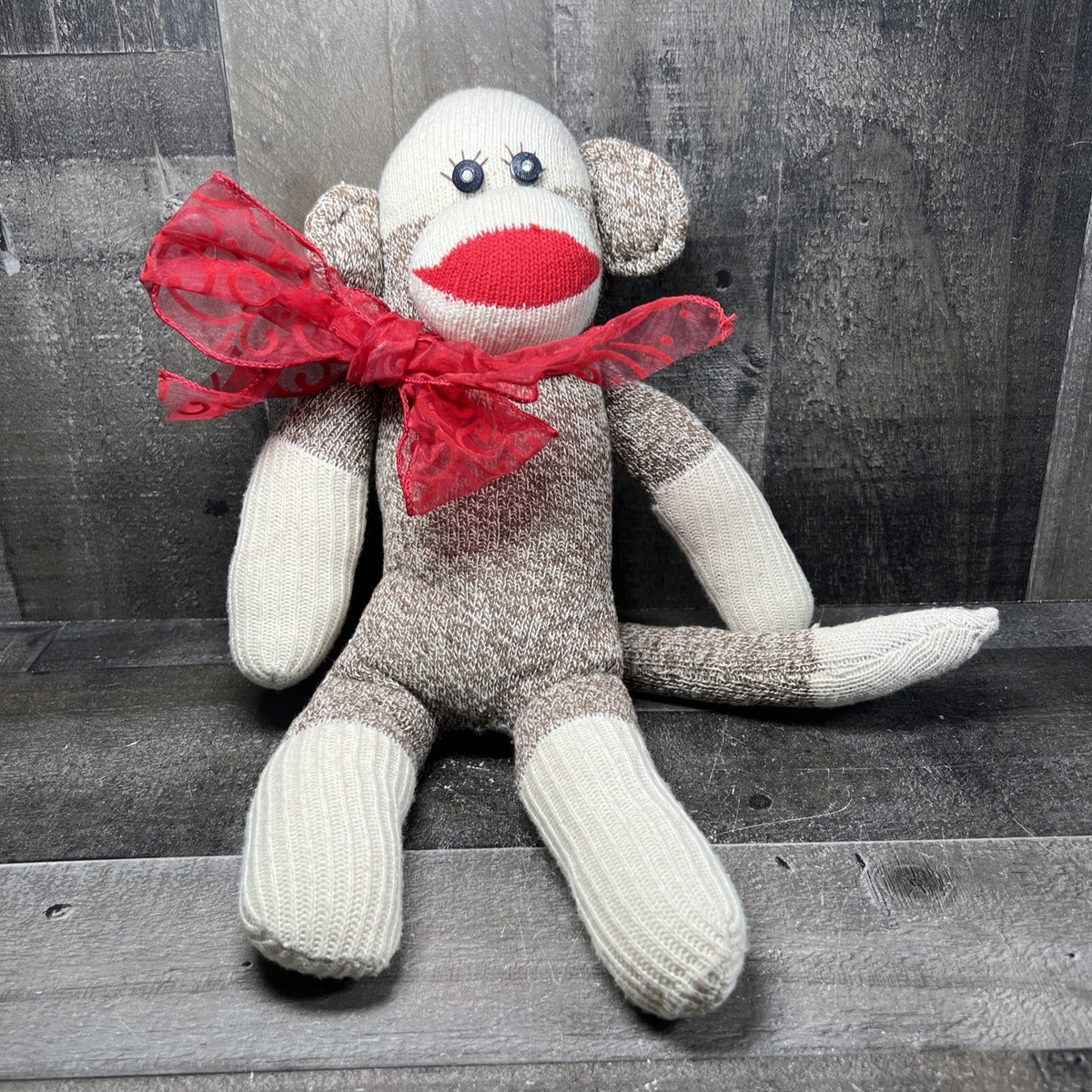 Valentine's Day Life Size Sock Monkey Sock Monkey Big