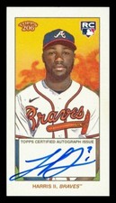 2023 TOPPS T206 HIGH SERIES MICHAEL HARRIS II ROOKIE AUTO ON CARD
