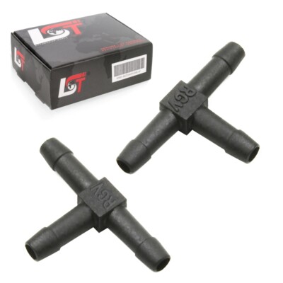 2x Schlauchverbinder T-Verbinder für Rohr und Schlauchverbindungen Ø 3-3-3 mm