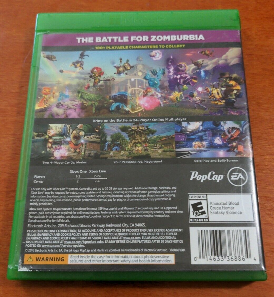 Plants vs. Zombies Garden Warfare (Usado) - Xbox One - Shock Games