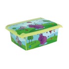 Spielzeugkiste Spielzeugbox Fashion Box Hippo 10 L Aufbewahrungsbox