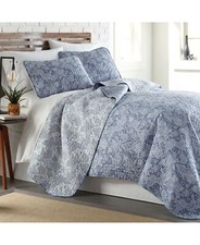 Southshore Fine Linens Boho Paisley Lightweight Reversible Quilt and Sham Set...