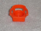 Fisher Price Little People Vintage Pink Red Orange Chair