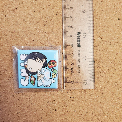 Idolmaster Cinderella Girls Chimadol Square Badge(Sasaki Chie)