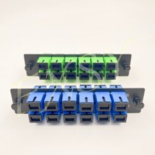 LGX Fiber Optic Adapter Panel 12 SC UPC APC Simplex SM OS2 Compatible COMMSCOPE