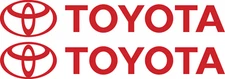 2x pack of Toyota decal Vinyl jdm race car/truck/van Car pick your color