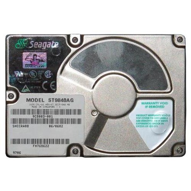 ST9840AG Seagate Marathon 840MB 4500RPM ATA/IDE 120KB Cache 2.5