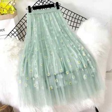 Skirts Women Tender Sweet Lady Mesh College Popular Girls Stylish Charm
