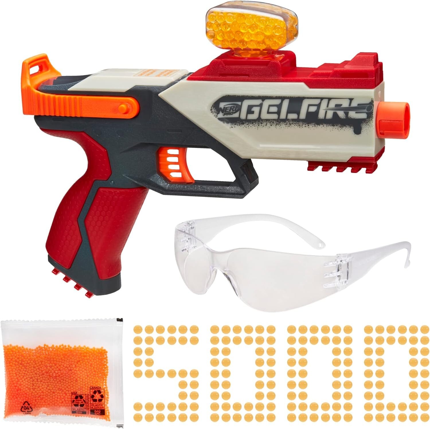 Бластер Nerf Pro Gelfire Legion Spring Action 3990₽