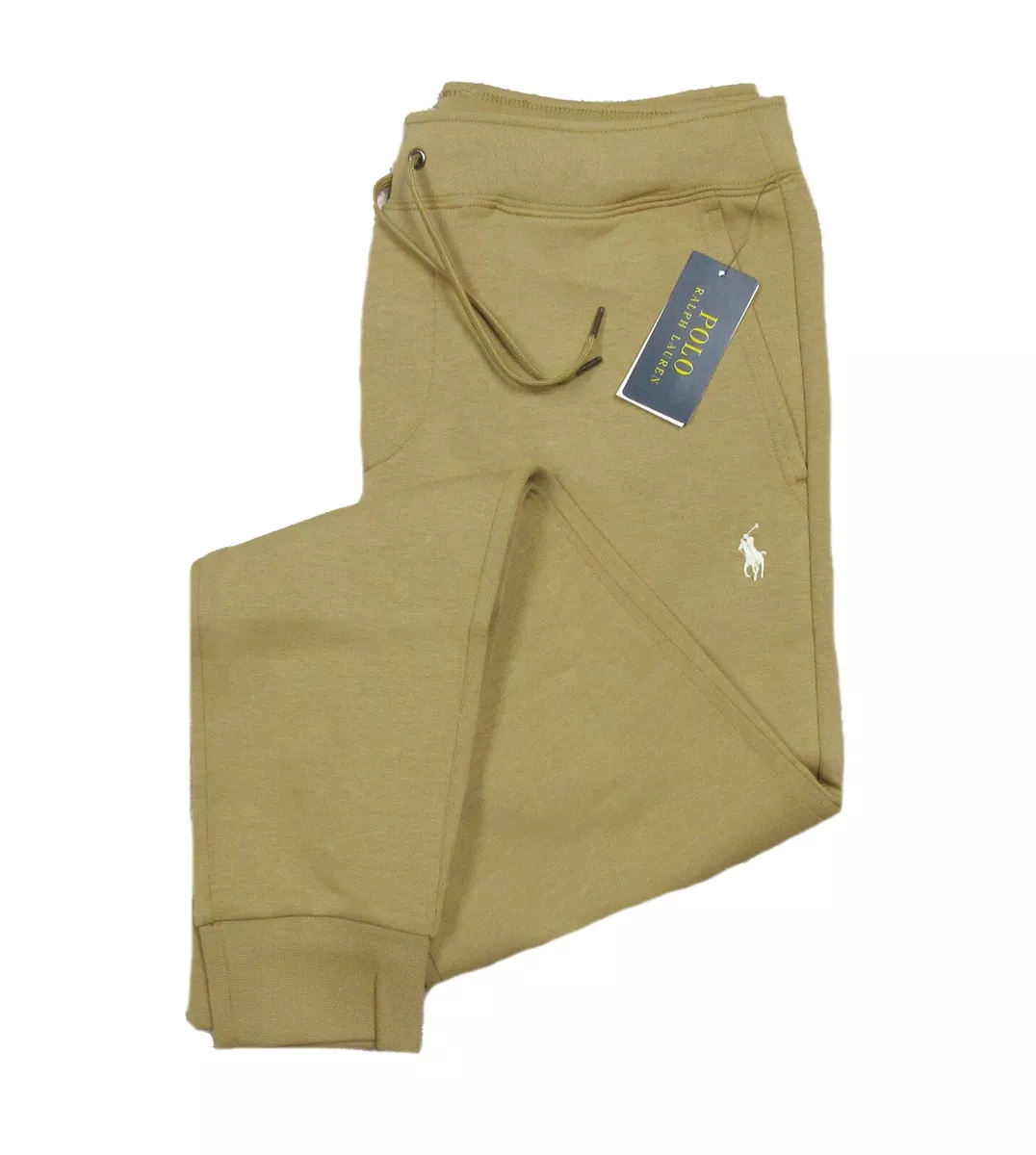 Polo Ralph Lauren Men's Montana Khaki Double Knit Jogger Pants