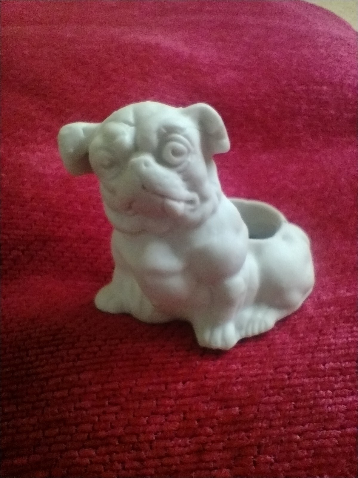 Pair Of Vintage Bisque Figures Girl & Dog eBay