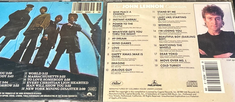 Classic Rock Pop Music Cd Lot Of 8 Soft Rock The Doors Billy Joel Cher Vintage - Image 3 of 4