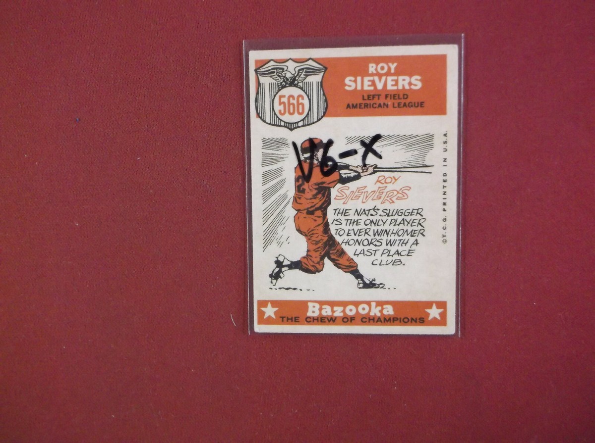 1959 Topps Baseball Hi # 566 Roy Sievers S.N. VG-EX | eBay