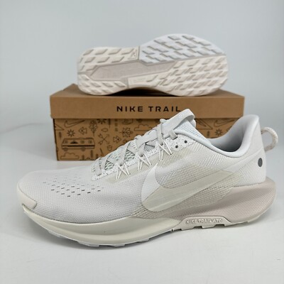 Nike React Pegasus Trail 5 Running Shoes Mens 13 Summit White DV3864-101 NEW