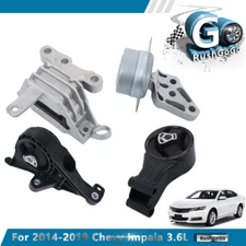 4× Motor & Transmission Mount A5535 For 14-19 Chevy Impala 3.6L FLEX Auto Trans