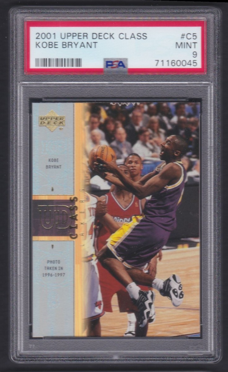 KOBE BRYANT 2001 UPPER DECK UD CLASS #C5 PSA 9 MINT LAKERS | eBay