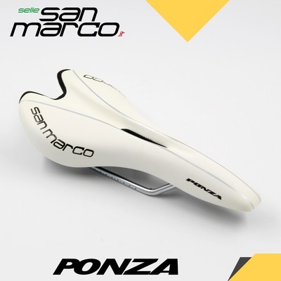 NEW San Marco PONZA BIKE MTB ROAD SADDLE / 270g - white  eBay
