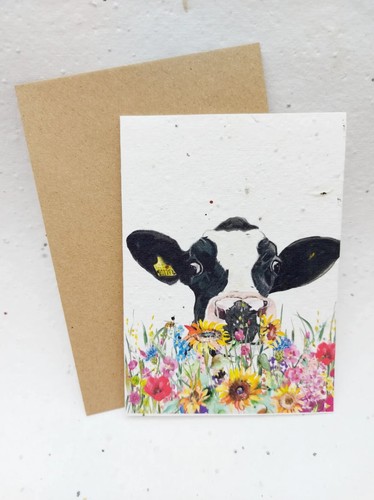 Plantable wildflower seed Cards * Eco Friendly cards * Pack of 5 * Grow me card - Picture 5 of 6