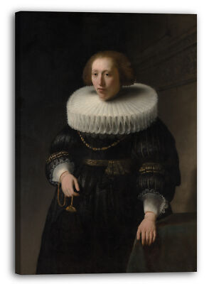 Kunstdruck Rembrandt - Porträt einer Frau, wahrscheinlich ein Mitglied der Van