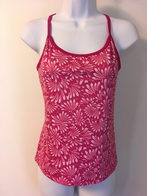 champion racerback tank with shelf bra