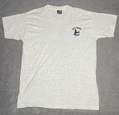 Vintage USS Barry DD-933 Navy Submarine Battleship Memorial Museum Mens Large