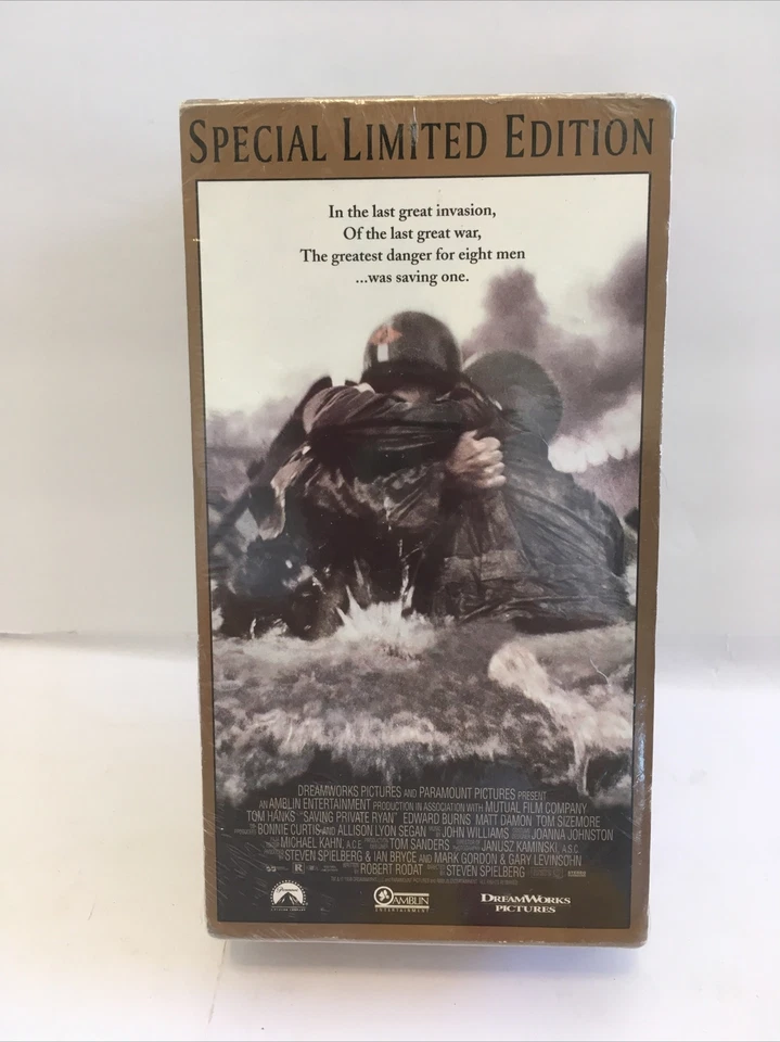Saving Private Ryan VHS, 2000, 2 Tape Set Special Limited Edition New Sealed - Image 2 of 4