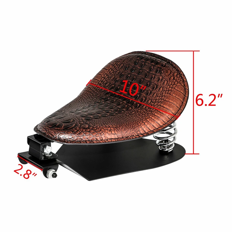 Bobber de resorte de asiento individual para motocicleta Alligator para HONDA VTX 1300 R S T VTX 1300 C Foto 4 de 4