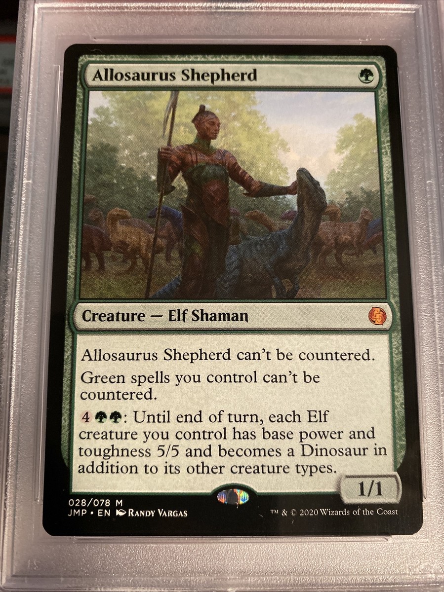 PSA 10 Pop 2 Gem Mint MTG Allosaurus Shepherd Jumpstart 028