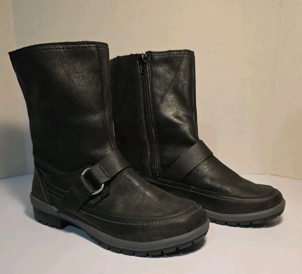 Stivali Merrell Emery fibbia donna taglia 6 5 pelle nera J42446