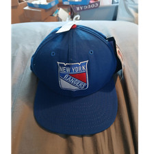 NWT vintage New Era New York Rangers snap back Go Pro hat Made in USA 90's
