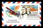 DR JIM STAMPS US FIRST DAY CARD FIRST TRANSPACIFIC FLIGHT 28C AIR MAIL FLEETWOOD