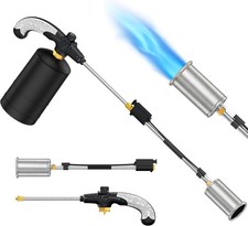 Heavy Duty Propane Torch 3600f Adjustable Flame Weed Burner Bbq Culinary Torch