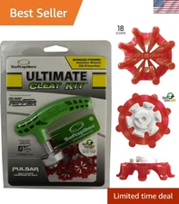 Fast Twist 3.0 Red Cleat Kit - 18 Pulsar Cleats with Easy Installation Wrenches