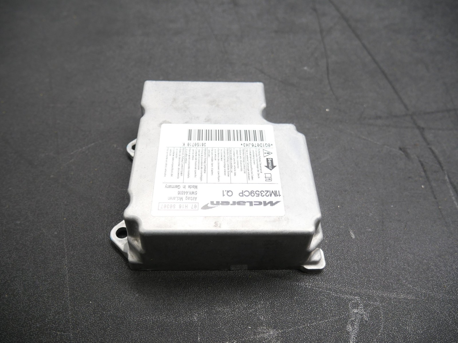 2017 McLaren 570GT SRS Control Module Inflator CLEAR 11M2359CP OEM