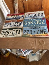 Lot # 3 Of 6 License Plates Different States 2021 Or Older