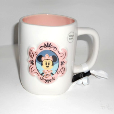 Rae Dunn Happy Haunting Halloween Disney Minnie Mouse Mug NWT Priority Ship