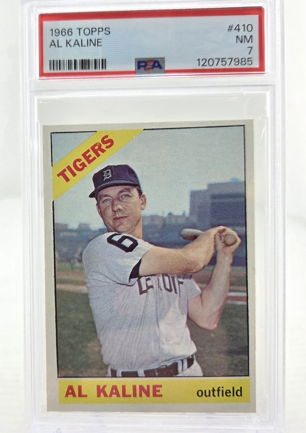 1966 Topps - Al Kaline #410 PSA 7 NM