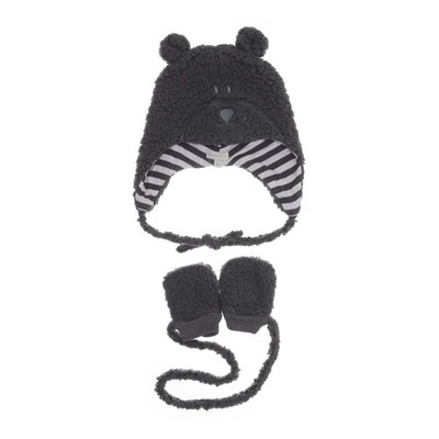Little Star, Accessoire Set, Baumwolle/Polyester, Grau/Weiß #wbh