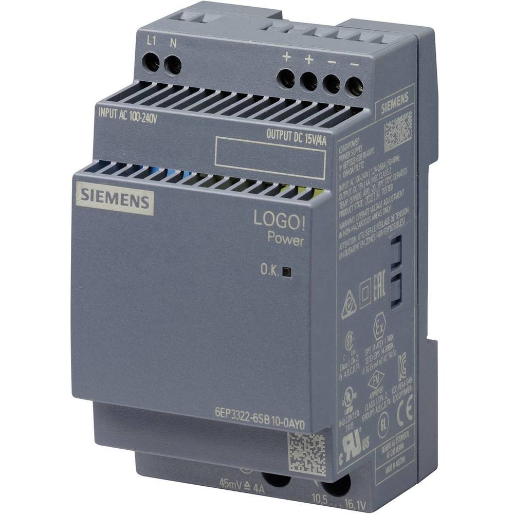 Module d'alimentation 6EP3322-6SB10-0AY0 avec protection surcharges pour API Siemens